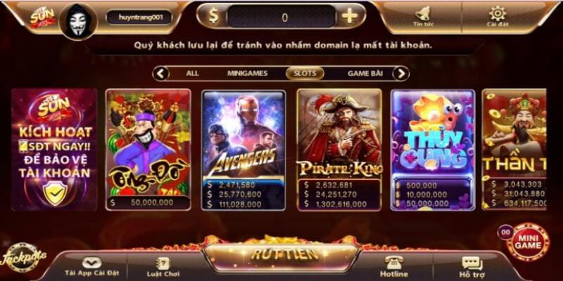 Điểm đặc biệt mà nổ hũ Sunwin Avengers mang đến người tham gia